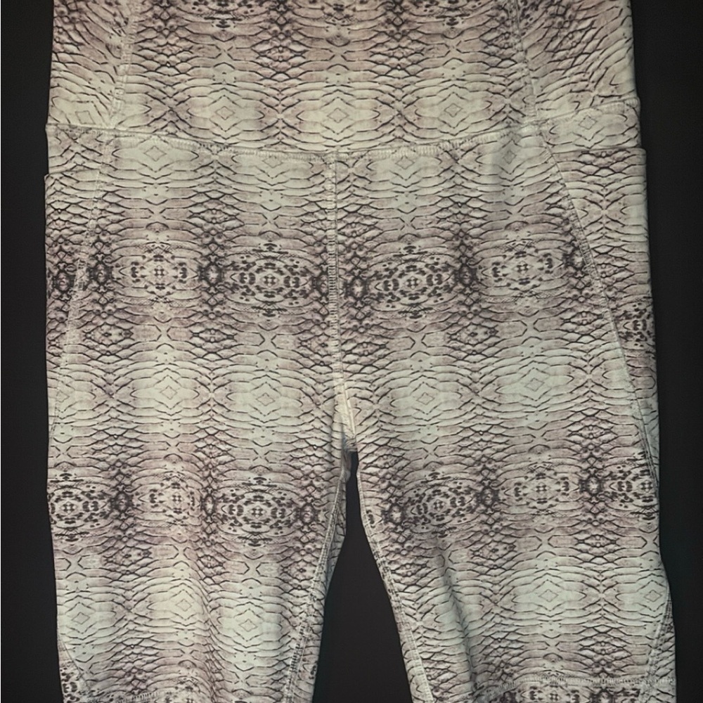 Fashion Nova Snake Print Biker Shorts